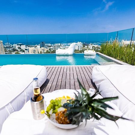 Serene - Infinity Cview Pool - 4 Bedrooms Luxury Penthouse Haifa Exteriör bild
