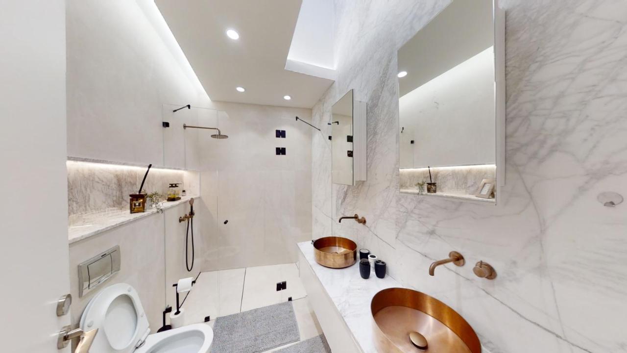 Serene - Infinity Cview Pool - 4 Bedrooms Luxury Penthouse Haifa Exteriör bild
