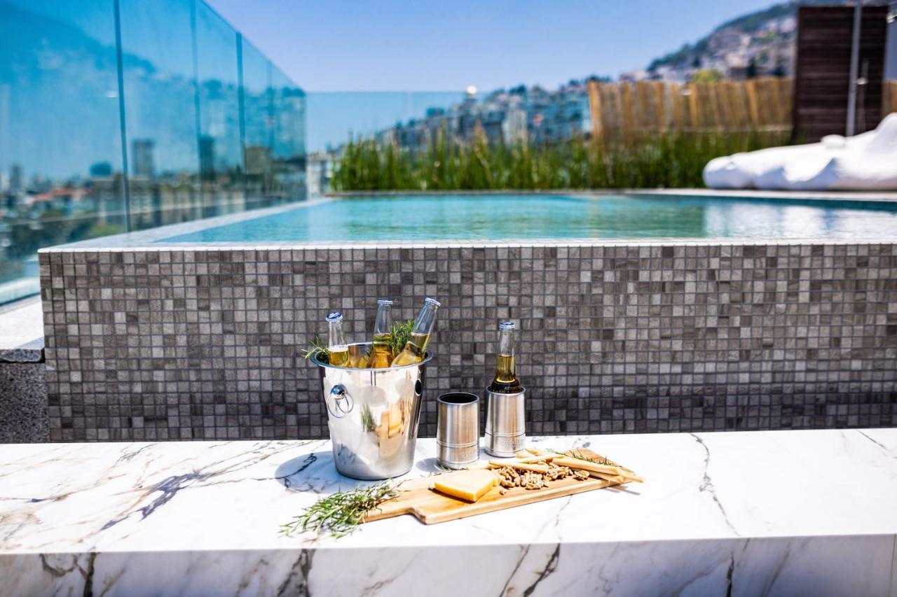 Serene - Infinity Cview Pool - 4 Bedrooms Luxury Penthouse Haifa Exteriör bild